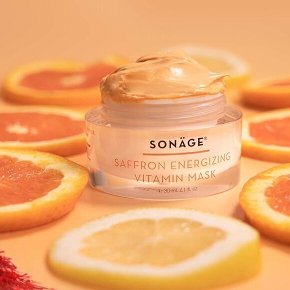 SONÄGE Saffron Energizing Hydrating Face Mask - Picture 6 of 7